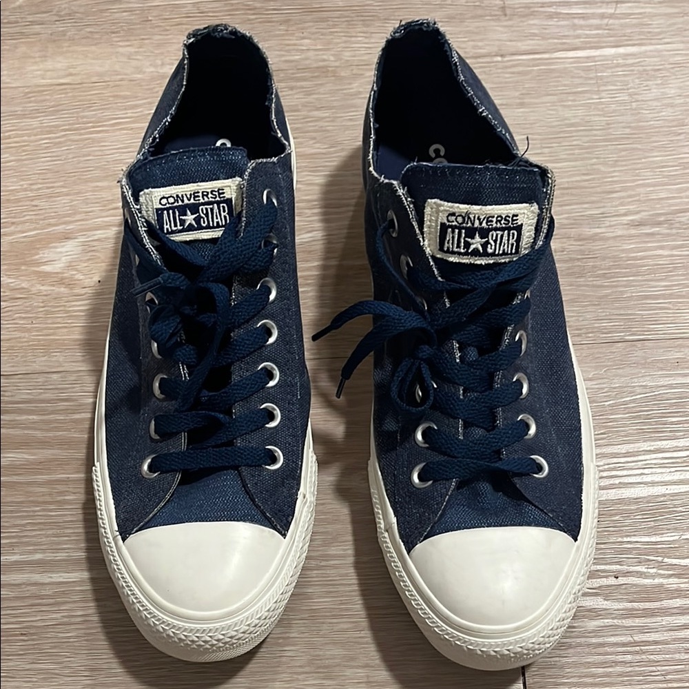 Converse All Star Low Tops Washed Out Denim Shoes